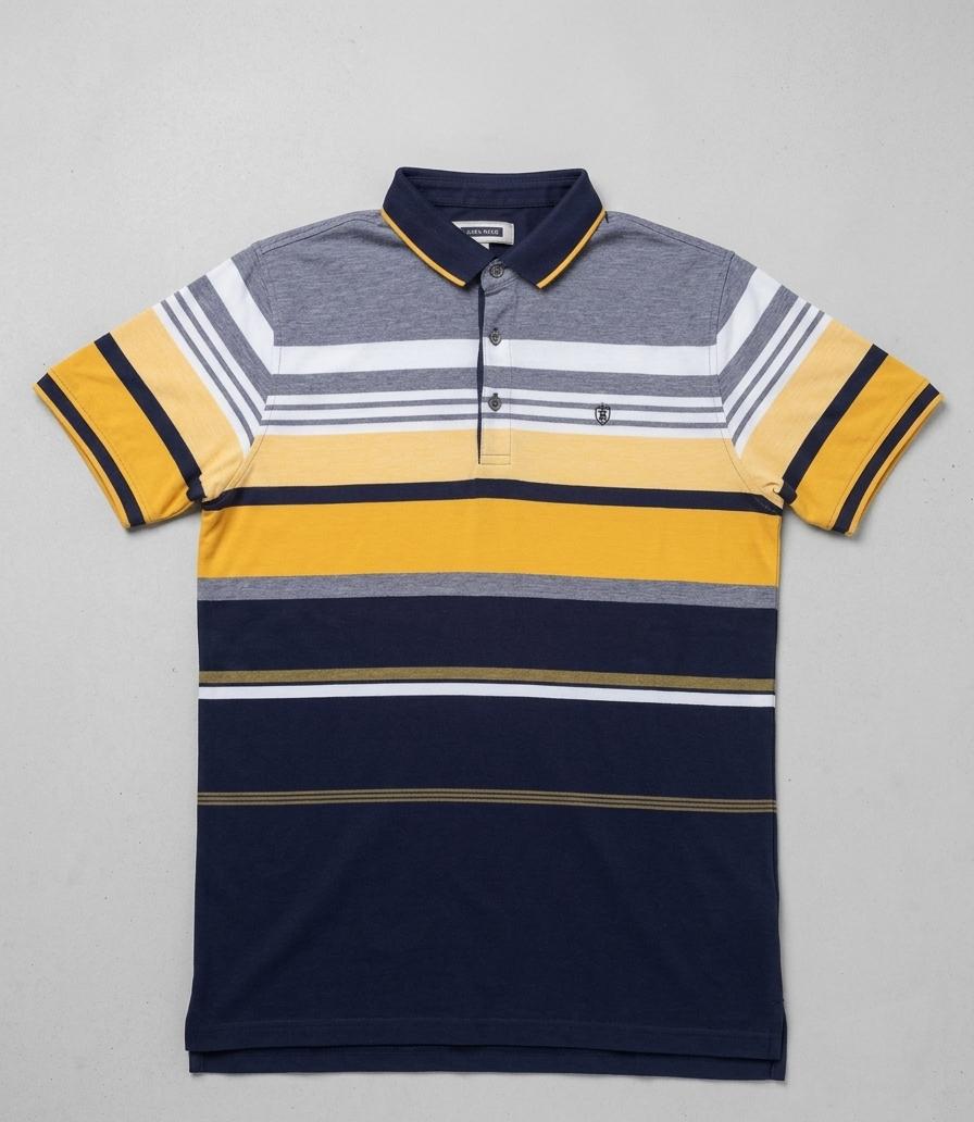 Urban Classic Striped Polo T-Shirt